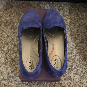 Brand New Blue Suede Loafers